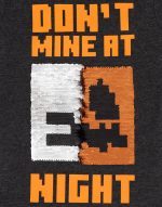 ⁦Minecraft Boys Halloween T-Shirt | Kids Dark Grey Flip Sequin Pumpkin Creeper Villains Tee | Skeleton Seasonal Costume Top⁩ - الصورة ⁦6⁩