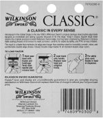 ⁦شفرات حلاقة ويلكنسون سيف كلاسيك مزدوجة الحافة - (عبوة من قطعتين)⁩ - الصورة ⁦4⁩