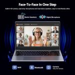 ⁦ZOLWAYTAC Gaming Laptop,15.6" FHD IPS 1920x1080(180° Viewing Angle),N100 CPU up to 3.2GHz,16GB DDR4+512GB SSD, WiFi &BT, USB 3.2 x3,Supports Type-C Charging,Aluminum Laptop Computer, Space Gray⁩ - الصورة ⁦5⁩