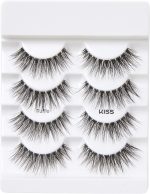 رموش صناعية لاش كوتير، مجموعة نيكد دراما من كيس، بتصميم كامل منفوش ثلاثي الابعاد قابلة لاعادة الاستخدام ومتوافقة مع العدسات اللاصقة، مزودة بشريط لاصق مرن وتقنية الاطراف المنقسمة، نمط كشكش، 4 ازواج - الصورة 9