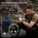 ⁦KOSPET Smart Watch for Men, 60 Days Extra-Long Battery, 50M Waterproof for Swimming, Rugged Military Full Metal Body Smartwatch, 1.43” AMOLED Always-On Display Fitness Watch（Answer/Make Calls）AI Voice⁩ - الصورة ⁦5⁩