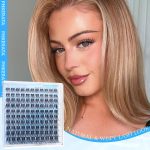 ⁦PHKERATA Natural Lash Clusters Wispy Eyelash Clusters 110Pcs Cluster Eyelash Extensions C Curl Individual Lashes 10-16MM Mix Length Natural Look Lashes Clusters with Thin Lash Band⁩ - الصورة ⁦6⁩