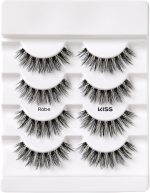 ⁦KISS Lash Couture Triple Push Up Collection Multipack, 3D Volume False Eyelashes, Triple Design Technology, Multi-Angles & Lengths, Cruelty-Free, Contact Lens Friendly, Reusable, Style Robe, 4 Pairs⁩ - الصورة ⁦10⁩