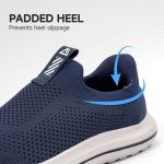 ⁦MrToNo Slip On Sneakers Men's Without Laces Shoes Hands-Free Running Shoes Lightweight Breathable Outdoor Sports Shoes Leisure Road Running Shoes⁩ - الصورة ⁦3⁩