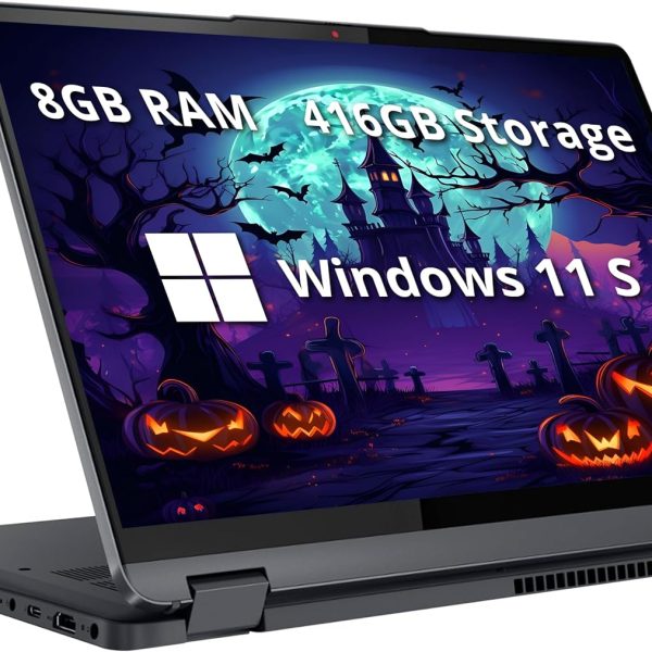 لابتوب من لينوفو، بمعالج انتل، شاشة 14 بوصة، وذاكرة رام 8 غيغابايت