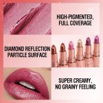 Super Lustrous Metallic Liquid Lipstick, Non Stick Cup Lip Gloss, High Impact Transfer-proof Lip Color, Long Lasting Waterproof Lipstick Makeup for Women - الصورة 3