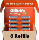 Gillette Fusion Power Men's Razor Blades - 8 Refills