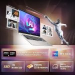 ⁦لابتوب من MSI، بمعالج AMD، شاشة 16 إنش، وذاكرة رام 32 جيجابايت⁩ - الصورة ⁦2⁩