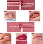 مجموعة احمر شفاه سائل مرطب من 5 قطع، مجموعة ملمع شفاه عاكس مقاوم للماء، احمر شفاه سائل عاكس لتفتيح الشفاه وتعزيز الشفاه والعناية بالشفاه، مجموعة مكياج تجميل لطيفة - الصورة 6