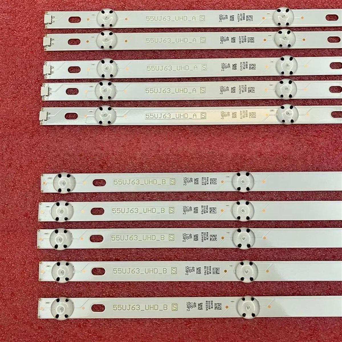 ⁦ZHLHLZ LED Backlight strip For TV 55UJ6309 55UJ634T 55UJ630Y 55UJ634V 55UJ630V 55LJ55 55UJ63_A B 55UJ635T 55UJ630A⁩ - الصورة ⁦5⁩