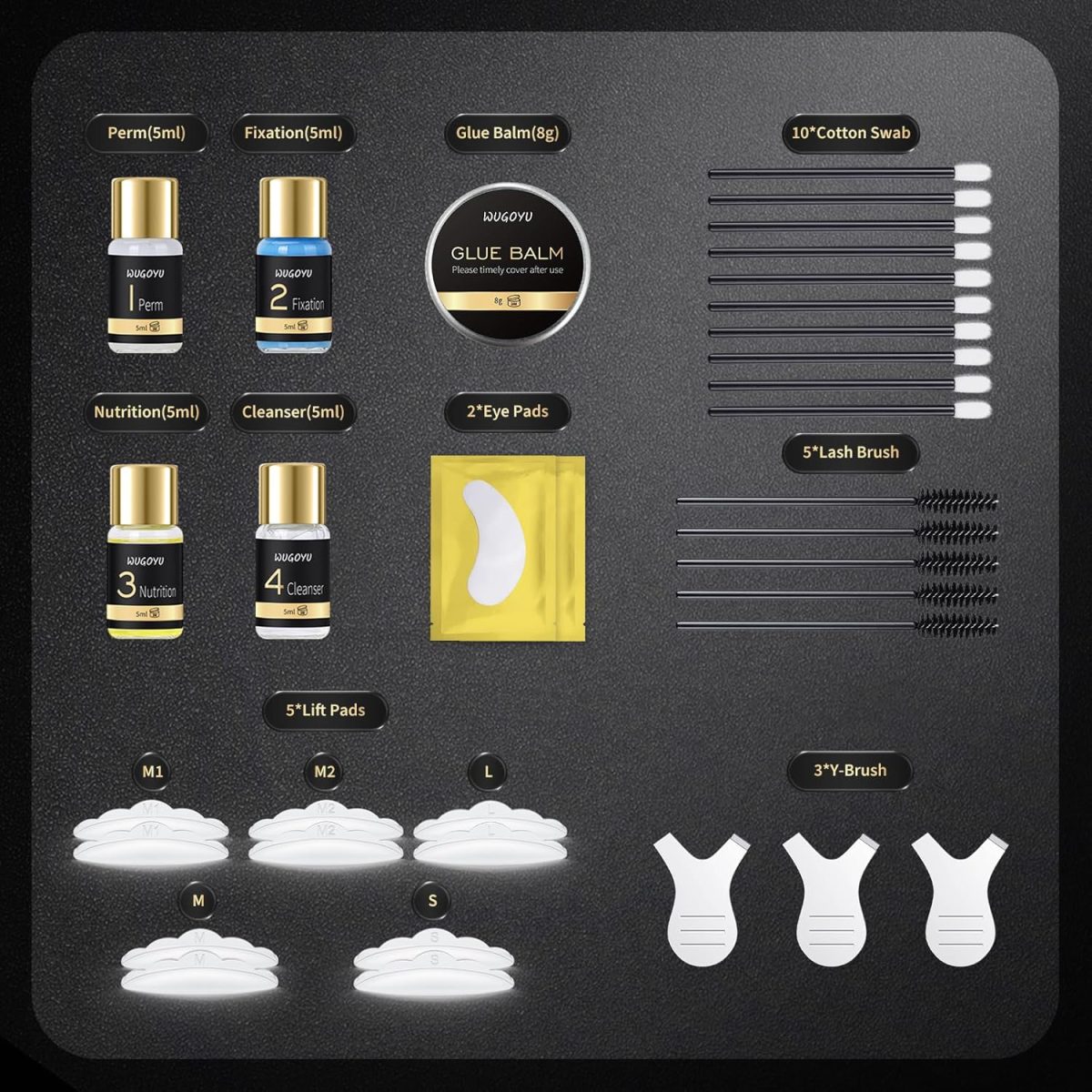 ⁦Lash Lift Kit - Brow Lamination Kit, Eyebrow Lamination Kit, Professional Eyelash & Brow 2 IN 1 Perm Kit, Eyebrow lift Kit, Fuller & Thicker Brows Suitable for Salon & Home Use, Lasts For 4-6 Weeks⁩ - الصورة ⁦2⁩
