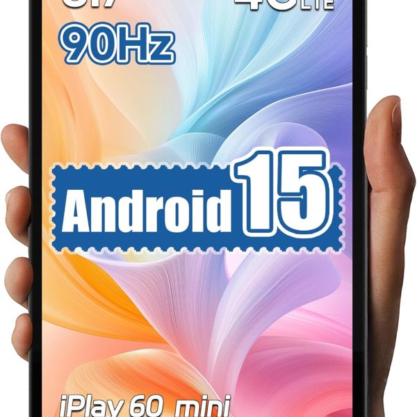 تابلت اندرويد 15 صغير 8.7 انش، معدل تحديث عالي 90 هرتز، خفيف الوزن اي بلاي 60 ميني يدعم شبكة الجيل الرابع 4G ال تي اي وGPS، ثماني النواة T606، بذاكرة داخلية 512 جيجا بايت + 64 جيجايايت + 12 جيجابايت