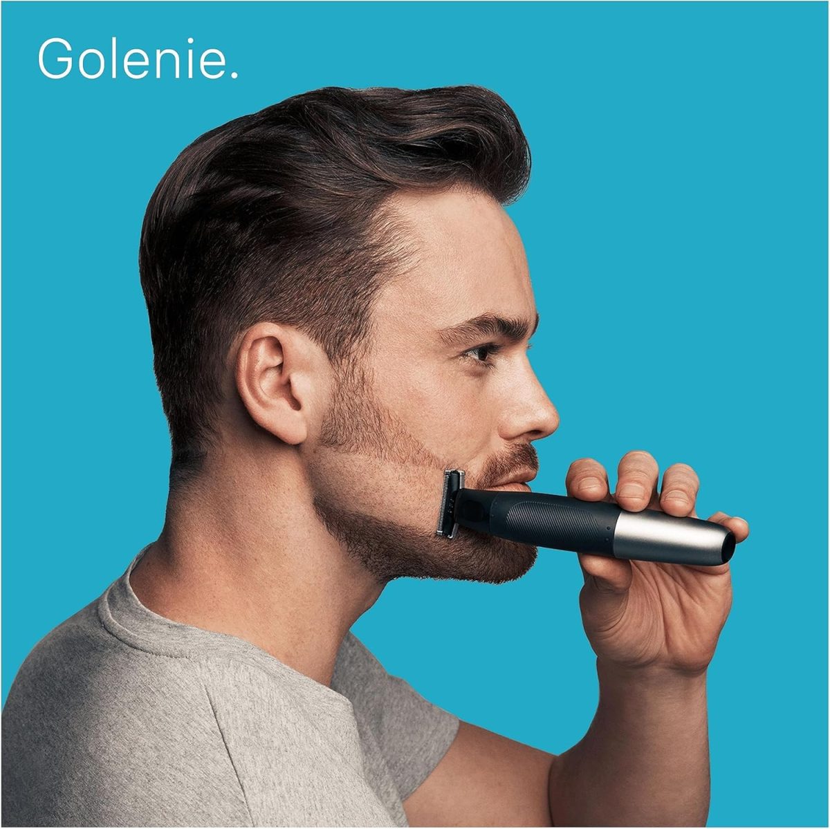 ⁦Braun Série X, tondeuse à barbe mâle électrique hybride et rasoir de corps, lame 4D, SkinShield, étanche, sans fil, XT5200⁩ - الصورة ⁦7⁩