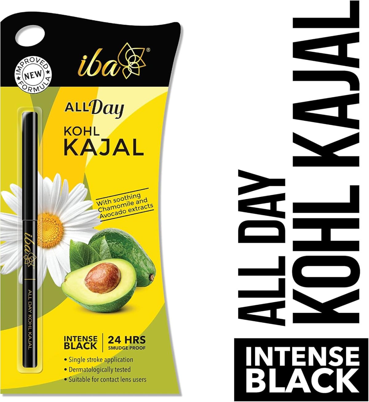 ⁦Iba All Day Kohl Kajal, Jet Black, 0.35g⁩ - الصورة ⁦2⁩