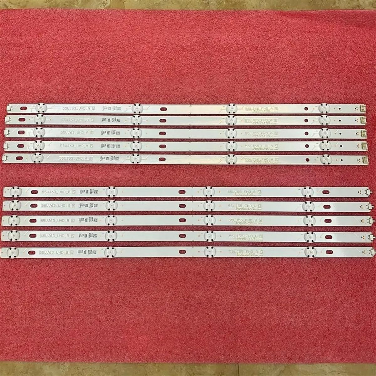 ZHLHLZ LED Backlight strip For TV 55UJ6309 55UJ634T 55UJ630Y 55UJ634V 55UJ630V 55LJ55 55UJ63_A B 55UJ635T 55UJ630A