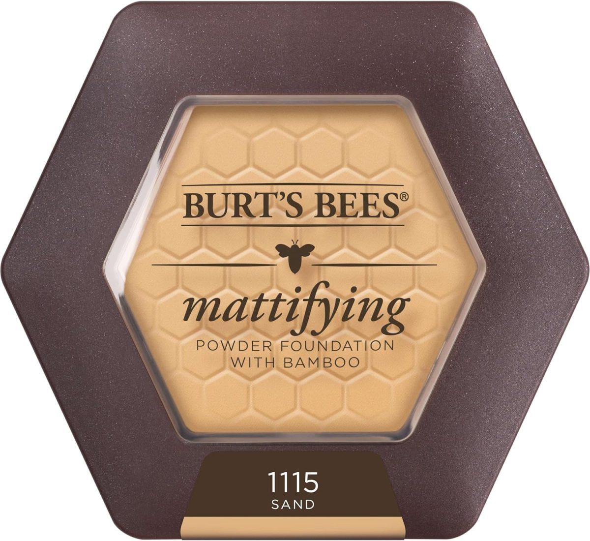 ⁦Burt's Bees 100% Natural Origin Mattifying Powder Foundation, Sand, 0.3 Ounce, Packaging May Vary⁩ - الصورة ⁦6⁩