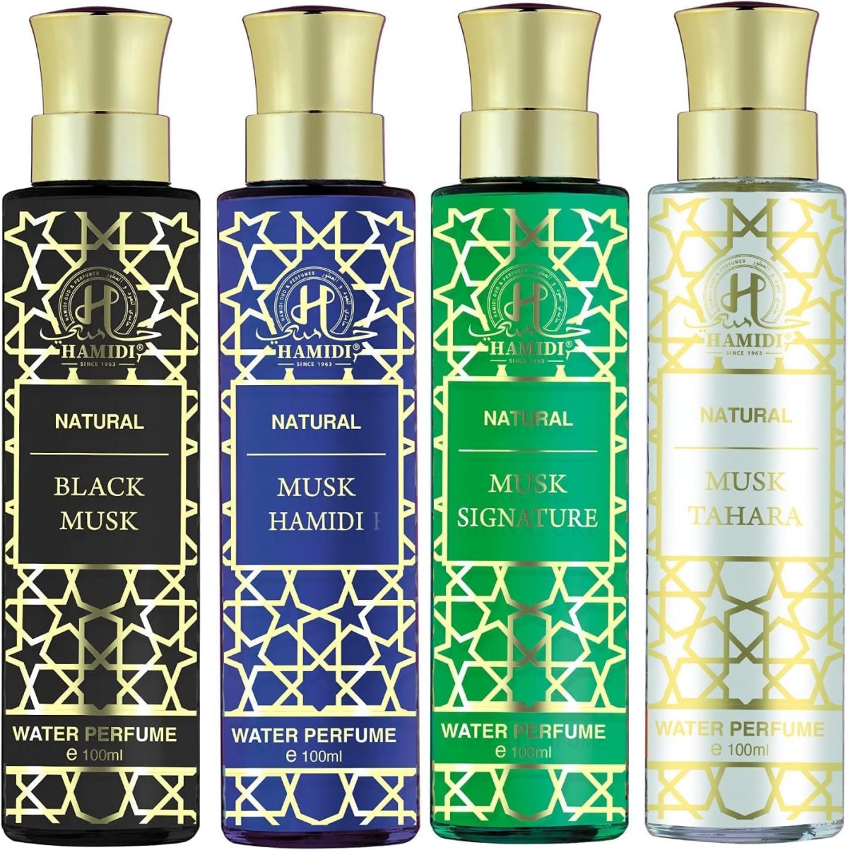 ⁦Hamidi Non Alcoholic Natural White Musk Tahara Water Perfumes for Unisex 100ML⁩ - الصورة ⁦3⁩