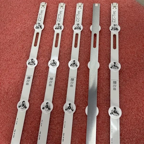 شريط LED (5) لـ 40R8070U 40R6080U TE40301G37T2P 40UA9300 40UA8900 40FA7100 40UB8600 LT-40V953 40FA8500 40UA9000 40 FB715 0 40UHD3D