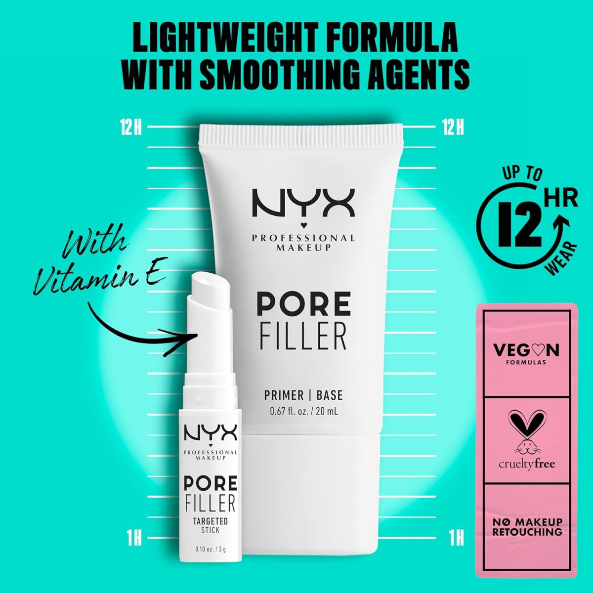 ⁦NYX Professional Makeup Pore Filler, Regular 01⁩ - الصورة ⁦2⁩