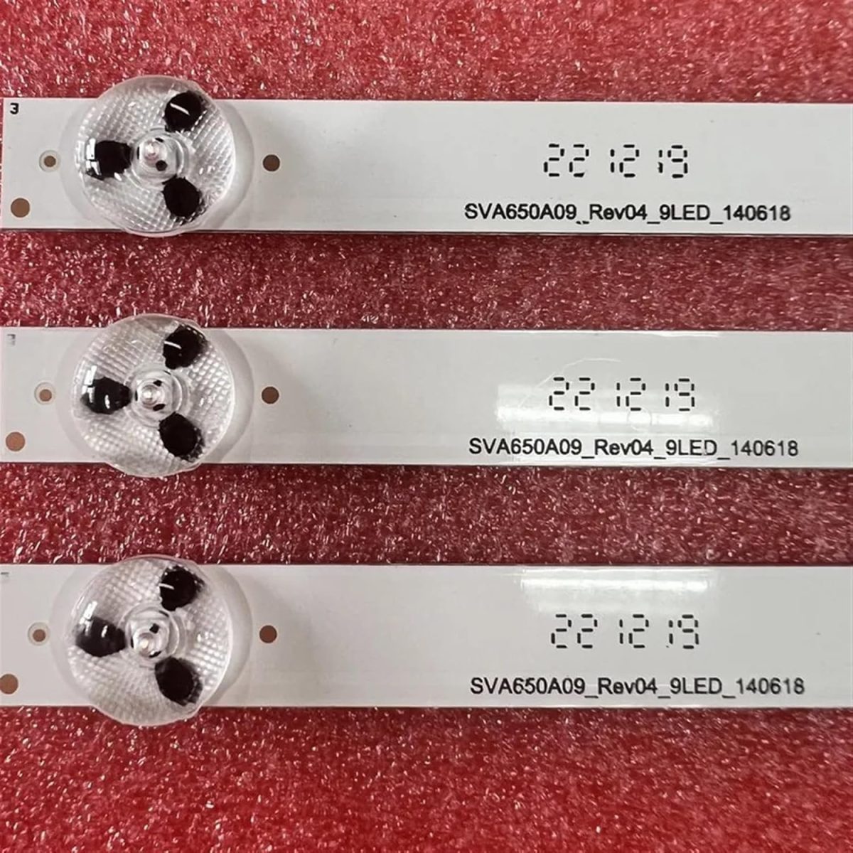⁦LED Backlight Strip(18) For TV XBR-65X850C KD-65X8507C KD-65X8509C KD-65X8500C SVA650A09 SVA650A30 9LED T650QVF06.2⁩ - الصورة ⁦5⁩