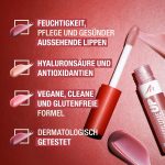 ⁦مانهاتن ملمع شفاه فوليوم اب جلاسي جلوس المرطب للحصول على شفاه اكثر امتلاء، سهل الاستخدام، تركيبة نباتية، 750 فروستد بيري 10 مل⁩ - الصورة ⁦6⁩