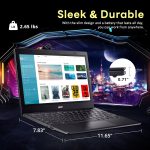 ⁦acer Chromebook 311 11.6" HD Laptop, Intel Celeron N4500 Processor, 4GB LPDDR4X RAM, 224GB Storage (64GB eMMC+160GB Docking Station Set), Intel UHD Graphics, Wi-Fi 5, Chrome OS, Black⁩ - الصورة ⁦8⁩