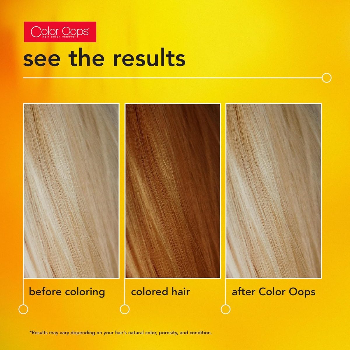 ⁦Color Oops Extra Conditioning Hair Color Remover - Removes Direct/Permanent Dyes⁩ - الصورة ⁦5⁩