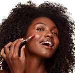 ⁦Saie Dew Blush Blendable Liquid Cheek Flush Cutie Warm Dusty Rose⁩ - الصورة ⁦6⁩