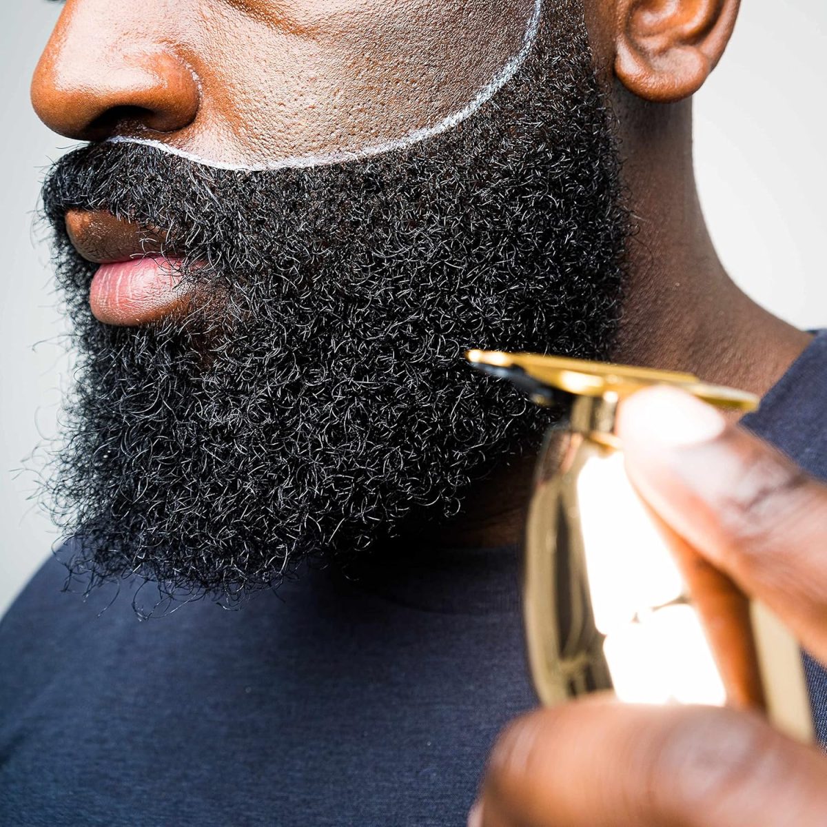 ⁦BEVERLEY’S Brink: The Clean Edge [Generation 2] - Beard Shaping Tool, Beard Shaper, Beard Guide, Beard Outline Stencil (90mm Barber Pencil Included)⁩ - الصورة ⁦2⁩