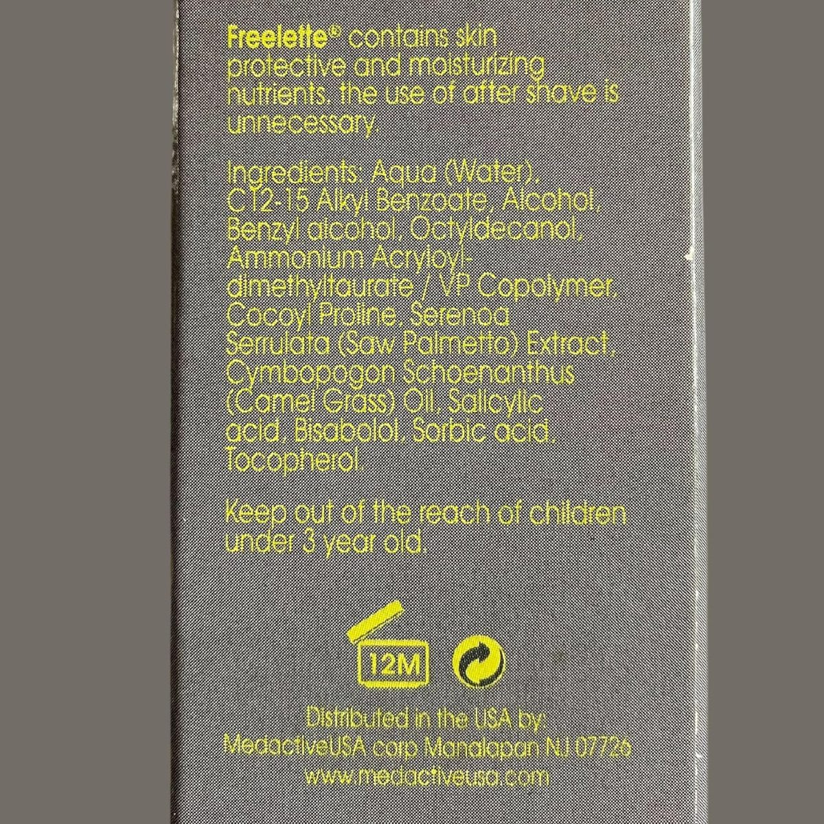 ⁦Pherolink Electric Pre-Shave and Aftershave Lotion Cream - Ideal for a Close Shave - Smooth and Irritation-Free Balm Freelette (CITRONELLE) 125ml⁩ - الصورة ⁦8⁩