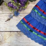 ⁦فستان مكسيكي تقليدي للبنات سينكو دي مايو فييستا من يونيك، مقاس 2-14، قطن⁩ - الصورة ⁦9⁩