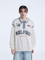⁦Aelfric Eden Mens Graphic Oversized Hoodie Cartoon Character Print Streetwear Casual hoodies y2k Hooded Sweatshirt⁩ - الصورة ⁦2⁩
