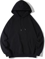 Ancoree Women's long sleeves Women White Hoodies Spring Light Green Sweatshirt Women Autumn Long Sleeve Casual Tops Female (Color : Black, Tamaño : XL)