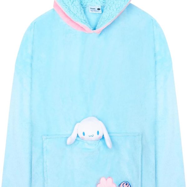 Hello Kitty Sanrio Girls Zip Up Hoodie for Toddlers and Big Girls - White, Red, Grey, Pink, Blush Pink, Hot Pink or Rainbow