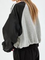 ⁦كوتون سويت شيرت كبير الحجم للنساء 5WAL10245IKGRM⁩ - الصورة ⁦5⁩