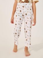 ⁦Styli Boys Printed Round Neck T-Shirt And Pyjama Set⁩ - الصورة ⁦5⁩