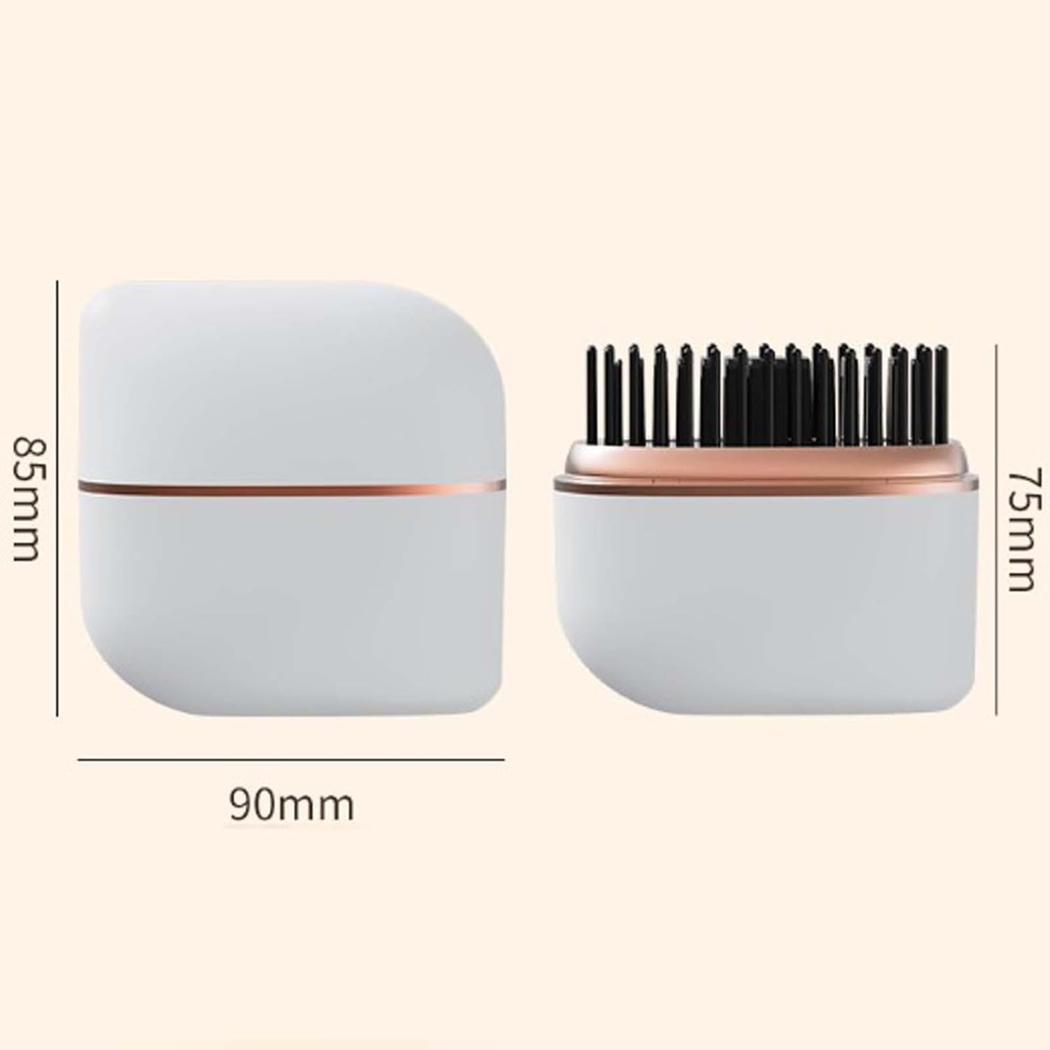 517qpsSScBL._AC_SL1500_.jpg مشط صغير محمول لفرد الشعر من الميكاكوز، مكواة فرد شعر ساخنة للسفر، تحكم في التجعد المجعد/القصير، اداة فرد الشعر المحمولة، شحن USB نوع سي - الصورة 7