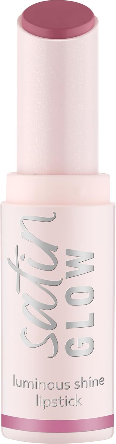 519b49URmGL._AC_SL1500_.jpg ايسنس احمر شفاه لامع لامع لامع من ساتن جلو، رقم 04، بنفسجي، شديد اللون، نباتي، خالٍ من البارابين، خالي من جزيئات البلاستيك الدقيقة، خالي من الجسيمات النانوية، عبوة من قطعة واحدة (0.13 اونصة)