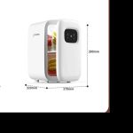 ⁦ثلاجة صغيرة صغيرة من في في بي ان جي في اتش للسكن الجامعي، ثلاجة صغيرة منزلية، فريزر مزدوج الغرض، لشخص واحد⁩ - الصورة ⁦3⁩