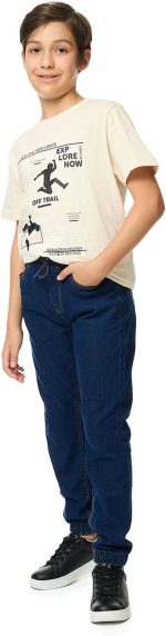 R&B Boys 125-0233TB127-4-Dark Blue Casual