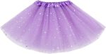 Girls Tutu Skirts Sparkle Sequin Princess Dresses 3 Layers Ballet Dance Skorts Costume for Girls 2-8T Role-Playing Birthday Princess Party