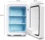 ⁦ثلاجة صغيرة من زد زد زد اكس سي دي اس، ثلاجة صغيرة للمنزل من الزجاج المقوى لحفظ المشروبات الباردة والدافئة⁩ - الصورة ⁦2⁩