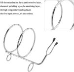 ⁦سيوسى وعاء حلاقة وحامل كوب للرجال وفرشاة ودجر شعر احترافي من الستانلس ستيل لتنظيف اللحية ابيض عدد القطع: 1⁩ - الصورة ⁦4⁩