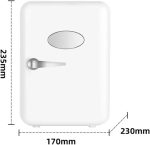 ⁦ثلاجة صغيرة متعددة الوظائف من زد زد زد اكس سي دي اس، ثلاجة مستحضرات التجميل والقناع والمشروبات والسكن الجامعي وثلاجة الجمال للمنزل⁩ - الصورة ⁦4⁩