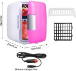 ⁦ثلاجة صغيرة للسيارة والمنزل من زد زد زد اكس سي دي اس، ثلاجة صغيرة 12 فولت، ثلاجة محمولة بضاغط ومبرد للسيارة والمنزل والشاحنات والقوارب (ازرق)⁩ - الصورة ⁦4⁩