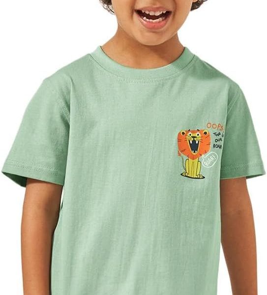Styli Boys Graphic Print Short Sleeve T-Shirt