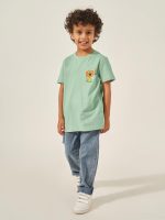⁦Styli Boys Graphic Print Short Sleeve T-Shirt⁩ - الصورة ⁦3⁩