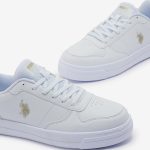 ⁦الولايات المتحدة الأمريكية حذاء رياضي 3W اليس يحمل شعار العلامة التجارية برقبة منخفضة للنساء من بولو اسن، 3 أزواج⁩ - الصورة ⁦4⁩