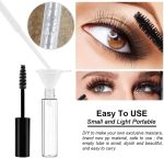 ⁦زجاجة ماسكارا فارغة سعة 10 مل من خازنة مع عصا للرموش 3 اقماع و3 ماصات نقل لزيت نمو الرموش قطع أسود⁩ - الصورة ⁦2⁩