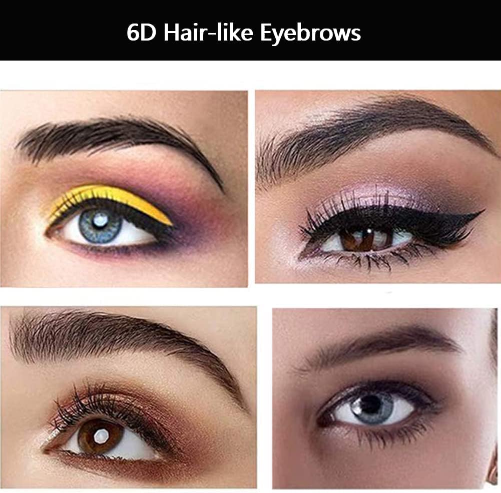 614E1EP3vbL._AC_SL1001_.jpg ملصقات تاتو للحواجب، ملصقات مقاومة للماء لتقشير الحواجب 6D، ملصقات تاتو حواجب صناعية طبيعية تشبه الشعر وتدوم طويلا للنساء (20 زوج، اسود) - الصورة 2